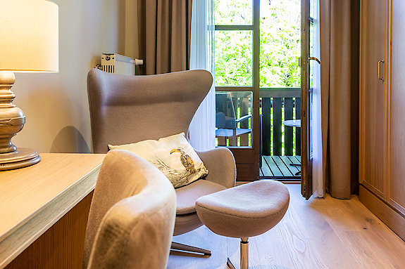 Einzelzimmer mit Balkon im Hotel Gottinger in Waldkirchen